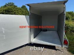 Used 2022 Debon C500XL 12ft Twin Axle Box Trailer + Door + Ali Sides NO VAT