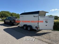 Used 2022 Debon C500XL 12ft Twin Axle Box Trailer + Door + Ali Sides NO VAT