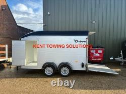 Used 2022 Debon C700 12ft Twin Axle Box Trailer Ramp + Door + Ali Sides INC VAT