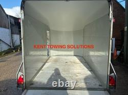 Used 2022 Debon C700 12ft Twin Axle Box Trailer Ramp + Door + Ali Sides INC VAT