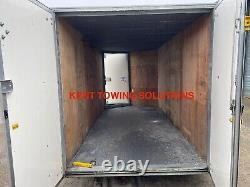 Used 2022 Ifor Williams BV126 Twin Axle 12ft Box Trailer INC VAT with Security