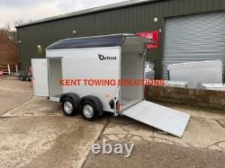 Used 2024 Debon C500 Twin Axle Box Trailer + Door + Ali Sides 2600KG NO VAT