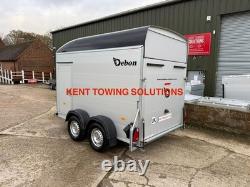 Used 2024 Debon C500 Twin Axle Box Trailer + Door + Ali Sides 2600KG NO VAT