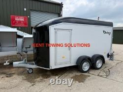 Used 2025 Debon C700 12ft Twin Axle Box Trailer Ramp + Door + Ali Sides INC VAT