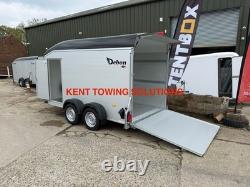 Used 2025 Debon C700 12ft Twin Axle Box Trailer Ramp + Door + Ali Sides INC VAT