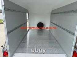 Used 2025 Debon C700 12ft Twin Axle Box Trailer Ramp + Door + Ali Sides INC VAT