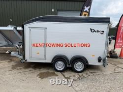 Used 2025 Debon C700 12ft Twin Axle Box Trailer Ramp + Door + Ali Sides INC VAT