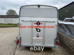 Used 2025 Debon C700 12ft Twin Axle Box Trailer Ramp + Door + Ali Sides INC VAT