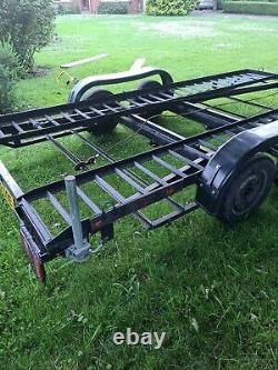 Used Car transporter trailer Twin axled braked, independent suspension