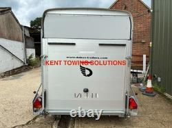 Used Debon C500 Twin Axle Box Trailer + Door + Ali Sides 2000KG MGW? NO VAT