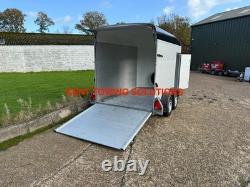 Used Debon C500 Twin Axle Box Trailer + Door + Ali Sides 2600KG MGW? NO VAT