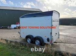 Used Debon C500 Twin Axle Box Trailer + Door + Ali Sides 2600KG MGW? NO VAT