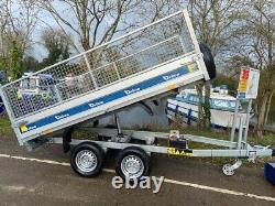 Used Debon PW1.2 Electric Tipper Trailer with MESH 2000kg 10ft x 5ft inc