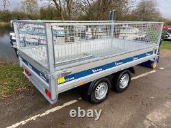 Used Debon PW1.2 Electric Tipper Trailer with MESH 2000kg 10ft x 5ft inc