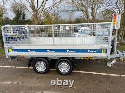 Used Debon PW1.2 Electric Tipper Trailer with MESH 2000kg 10ft x 5ft inc