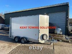 Used Ifor Williams BV126 Twin Axle 12ft Box Trailer 2024 + Ramp + Doors INC VAT