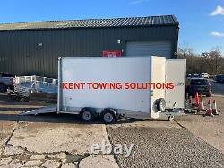 Used Ifor Williams BV126 Twin Axle 12ft Box Trailer 2024 + Ramp + Doors INC VAT