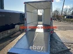 Used Ifor Williams BV126 Twin Axle 12ft Box Trailer 2024 + Ramp + Doors INC VAT