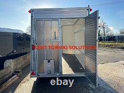 Used Ifor Williams BV126 Twin Axle 12ft Box Trailer 2024 + Ramp + Doors INC VAT