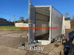 Used Ifor Williams BV126 Twin Axle 12ft Box Trailer 2024 + Ramp + Doors INC VAT