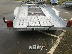 Used/Secondhand Lider 2600kg Twin Axle Car Tilt Bed Transporter Trailer