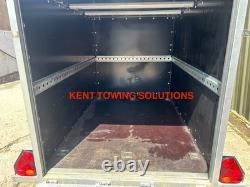 Used Tickners GT855 8ft x 5ft x 5ft Box Van Trailer & Ramp Tailgate Twin Axle