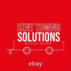 Used Tickners GT855 8ft x 5ft x 5ft Box Van Trailer & Ramp Tailgate Twin Axle