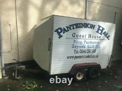 Used Twin Axle Box Trailer