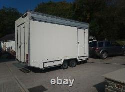 Used Twin Axle Box Trailer