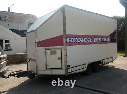 Used Twin Axle Box Trailer