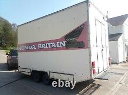 Used Twin Axle Box Trailer