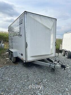 Used Twin Axle box trailer