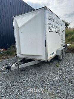 Used Twin Axle box trailer