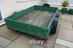 Used car trailer twin axle