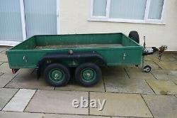 Used car trailer twin axle