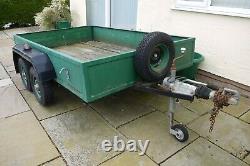 Used car trailer twin axle