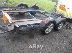 Used car trailer twin axle