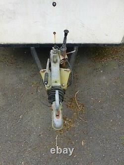 Used twin axle box trailer