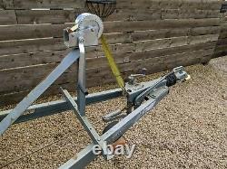 Used twin axle braked universal car trailer