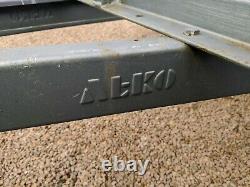 Used twin axle braked universal car trailer
