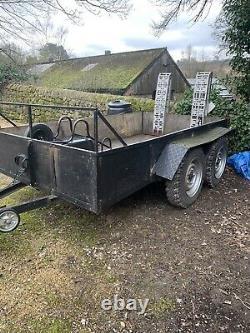 Used twin axle trailer