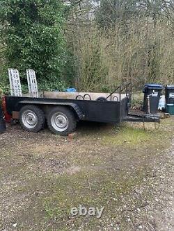 Used twin axle trailer