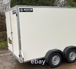 Van Trailer Boxxa 1256TB 12' x 5' x 6' Twin Axle Braked 2600kg WHITE Van Trailer Boxxa 1256TB 12' x 5' x 6' Twin Axle Braked 2600kg WHITE