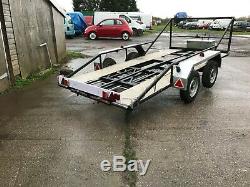 Vehicle 4x4 off roader car transporter trailer Twin axle