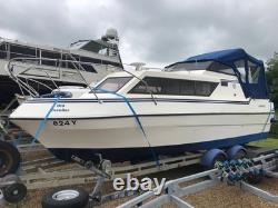 Viking 22 River cruiser with Brenderup twin axle trailer