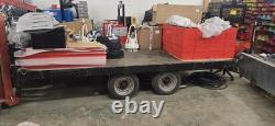 WARWICK BROS Heavy-duty Twin-axle Flatbed Trailer with Winch
