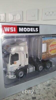 WSI 150 Truck Walkers Crisps DAF CF 6x2 Twin Steer Unit + CS Trailer 3 Axle