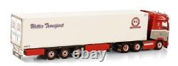 WSI RENAULT T HIGH 6X2 3-axle refrigerated trailer TWIN STEER 1/50 WSI0