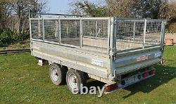 Wessex Electric Tp105 Caged Tipper Trailer 3500kg Gross Tipping Ifor