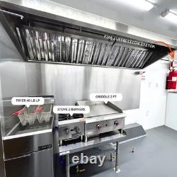 White Mobile Food Trailer Twin Axle Catering Street Food Coffee Unit